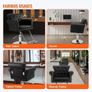 Salon Chair, Barber Chair for Hair Stylist, Styling Chair with Heavy Duty Hydraulic Pump, 360 Swivel Hair Salon Chair with Footrest for Beauty Spa Shampoo, Max Load Weight 330 lbs, Black Image 6