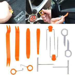12PCS Car Door Trim Panel Dash Stereo Radio Installer Removal Pry Tools Plastic