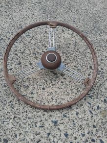 1940's 12 Spoke Banjo Steering Wheel