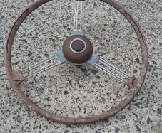 1940's 12 Spoke Banjo Steering Wheel