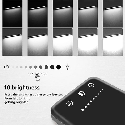 Desk lamp,Eye-caring Aluminium Dimmable Bedside lamp with USB Charging Port, 5 Light Modes x 10 Brightness Levels,Touch Control, for Home,Office,Bedroom,Reading,Work,Study
