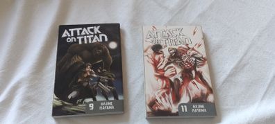 Attack on Titan 9 and 11 in English