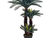 Artificial Plant Cycas Palm with Pot Green 125 cm