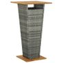 3 Piece Garden Bar Set Grey Image 2