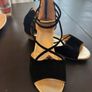 Black Wedge Sandals Image 2