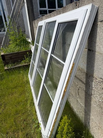 Triple glazed PVC window
