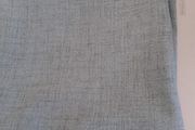 As new green linen curtains .Size 56"width x 82"length .A lot brighter than the pics .Just hung for a few days but dont go in the room .Unlined but heavy .Ringtop 12 euro .