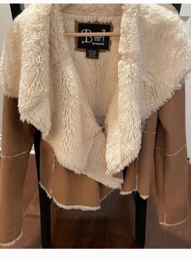 Beautiful tan fur lined jacket
