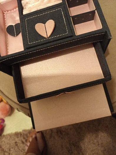 Childs denim jewellery box