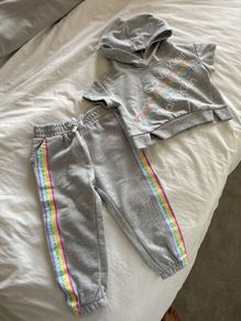Calvin Klein baby girl 2-Piece Jogger Set