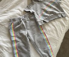 Calvin Klein baby girl 2-Piece Jogger Set