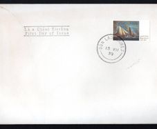 1970 Ireland Royal Cork Yacht Club (250th Anniversary) Commemorative Stamp Plain First Day Cover (FDC) with Dun Laoghaire cancel