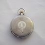 a antique open face solid silver pocket watch Image 6