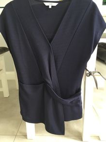 Ladies Navy short sleeved Top from Next. Size 8
