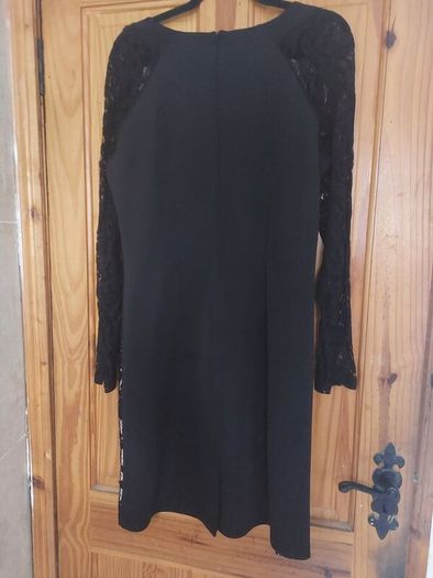 Black and ivory lace dress (free post)