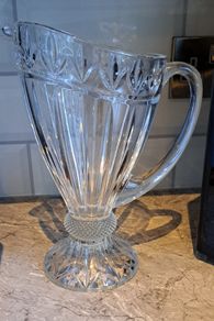 1960's Godinger Olympia Crystal pitcher