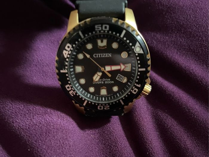 Citizen promaster Diver Stainless Steel Eco-Drive Watch solar powered