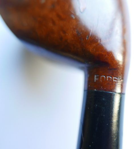 Vintage Real Briar Carved Wood  Smokers Pipe