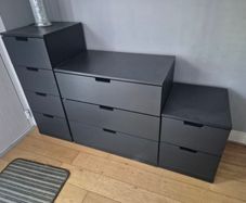 Black Storage Units