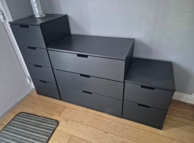 Black Storage Units