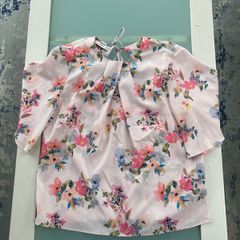 Pink blouse from Mango