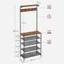 Coat rack Coat stand  with 5 shelves  FREE DELIVERY Image 3