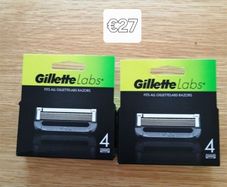 Gillette Labs Blades. birthday present holidays party gift ideas for men husband boyfriend the best a men can get. Unwanted household items.