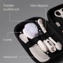 Baby Healthcare and Grooming Kit, 9X Essential Newborn Care Items for Home and Travel, Wipe-Clean and Waterproof Travel Case Image 6