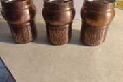 Rare find Vintage 3 Dice Shaker Copper Cup, 15.00 EURO EACH OR THE ALL 3 FOR 40.00 EURO Dice Games, Retro Pub Games,