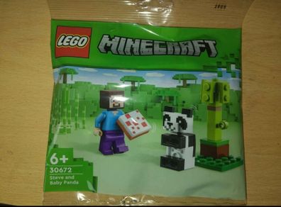 Lego Minecraft 30672 Steve and baby panda