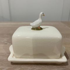 Quail Ceramics Butter Dish