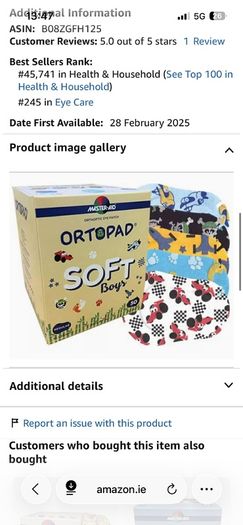 Master Aid Orthoptic Eye Patch Ortopad