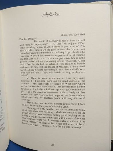 The Colton Letters: Civil War Period