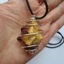 Raw Mookaite pendant, Gemstone jewellery, Pendant. Unisex jewellery. Gift Image 3