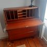 Mid-Century Teak Bureau Writing Desk with Drawers 1960s Image 2