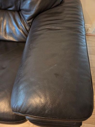 Leather couch