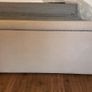 BRAND NEW Silver / Grey Velvet Double Headboard with Studded Detail (147cm x 64cm) Image 2