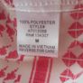 Lumiere Aztec Red and White Blouse Image 5