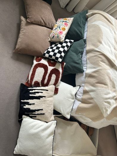 throw pillows