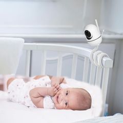 Baby Monitor Stand, Flexible Baby Camera Mount Baby Monitor Holder Baby Camera Holder for Cot, Compatible with HelloBaby Baby Monitor HB65 HB66 HB248 ANMEATE SM935E
