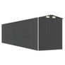 Garden Shed Anthracite 192x855x223 cm Galvanised Steel Image 5