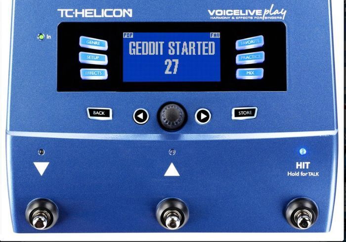 TC Helicon Voice Live Play Vocal Harmony & Multi-Effects Processor Pedal