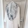 New with tags white snow queen coat from river island size 10 Image 2