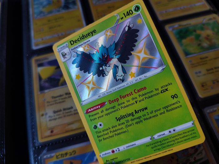 Decidueye ! Baby Shiny ! Shiny Rare ! from Shining Fates Set ! 2019 ! Pokemon Card !