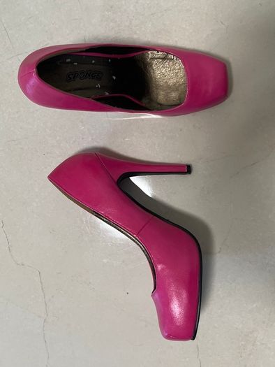 Pink High Heel Ladies Shoes