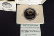 Official Irish Cupro-Nickel Proof, One Pound Coin - Boxed with Certificate