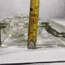 Antique Heavy Glass Double Inkwell Font & Fountain Pen Holder Calligraphy FK3039 Image 7