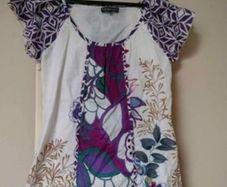 101 Idees cotton dress tunic fully lined Like new.