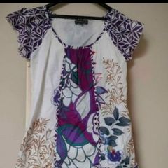 101 Idees cotton dress tunic fully lined Like new.