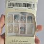 3D Detail Press on Nails in blue Image 3